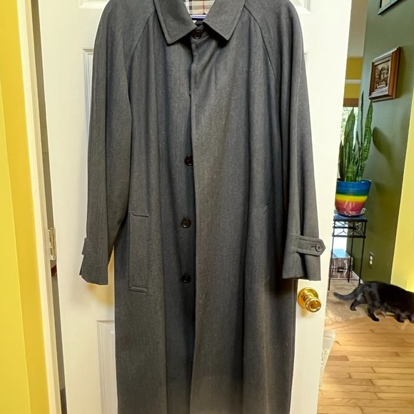 Burberry 100% wool with zipper lining Other - Burberry of London Grey 100% Wool Trench Coat  44R Novacheck zippered lining